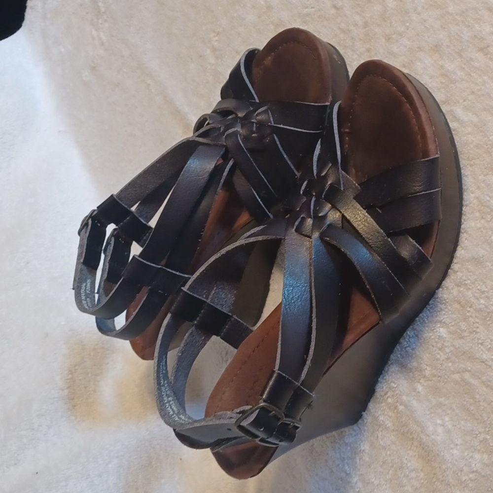 Arizona Jean Co. Sandals women's size 8 black